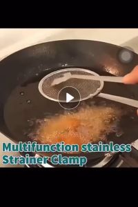 pencapit gorengan makanan dengan tirisan minyak 2in1 serbaguna