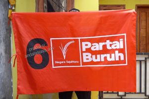 Bendera PARTAI BURUH Uk.1X1.5meter