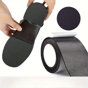Self adhesive sole repair tape - anti slip noise reducing protective film for high heels sports shoes and sandals