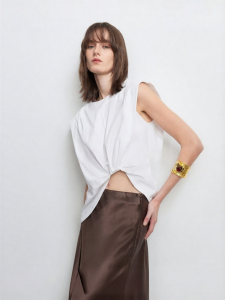 Vero Moda | Womens Cotton Embroidered Peplum T-Shirt