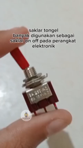 Panduan Penggunaan Saklar Tongkat Togel 3 Pin ON OFF Merah