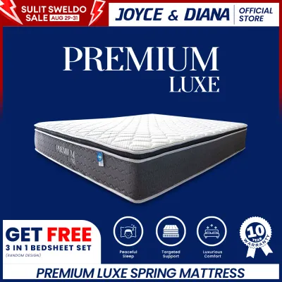 Joyce & Diana Premium Luxe advanced Orthopedic 5-Zone Spring Mattress w/ 2inch pillow top