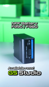 GS Pro NP-F980 NP-F990 NP-F980A 13400MAh Rechargeable NP-F Li-ion Battery Type C USB