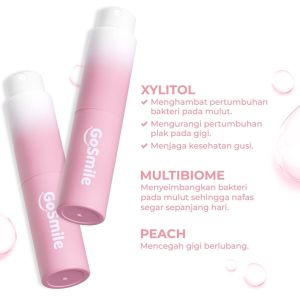 Go Smile Bad Breath Go Away Mouthspray Peach menyegarkan nafas mencegah bau mulut