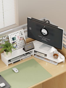 Corner Desktop Monitor Riser Organizer