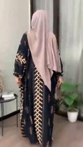 Kaftan Soleha Premium Rayon Super Jumbo Busui Dress Nyaman Panjang Tebal BIG SIZE DRESS GAMIS KELELAWAR
