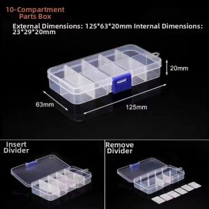 Heavy-duty Multi-compartment Storage Box Detachable Parts