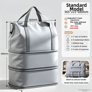 Joybos | Large Capacity Lightweight Foldable Travel Bag with Universal Wheels
