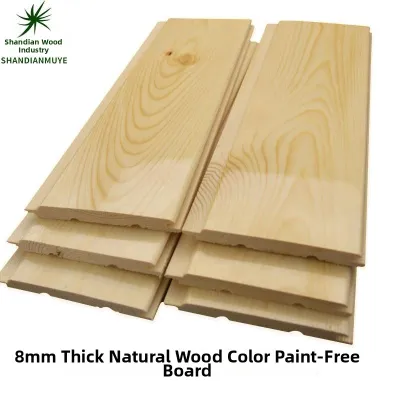 Moisture Resistant Solid Wood Wall and Ceiling Plank Panel