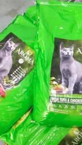AROMA CAT FOOD 10KG - Cat Food Flavour Tuna and Chicken (ALL LIFE STAGES & ALL BREEDS CAT FOOD)
