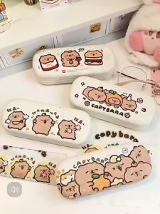 🔥 (Free Cartoon Lens Cloth) Cute Cartoon Spectacle Case Glasses Case Eyewear Case-SC-33245-可爱卡通眼镜盒(送眼镜布)