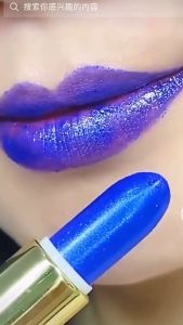 LADES ลิปเปลี่ยนสี ตามอุณภูมิ - ลิปสติกสีน้ำเงินเปลี่ยนสีตามอุณภูมิ 24ชม