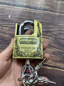 Ổ khoá nhà chống cắt chống trộm Đức đi kèm 4 chìa xịn rất chắc chắn và an toàn