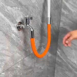 Đầu nối dài vòi nước uốn cong linh hoạt 360 độ đầu kết nối bằng đồng dài 20-30-50cm tùy chọn