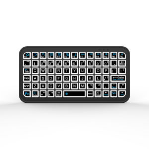 kebidumei | KEBIDUMEI Bluetooth5.2 Keyboard Rechargeable Wireless Mini Keyboard RGB Backlit Ultra-thin Mute Keyboard For Windows Android IOS