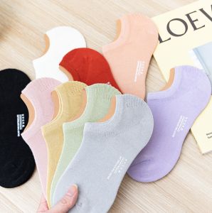🇲🇾Ready Stock KL (1PAIR) WOMEN Lady Anti-slip 100% Cotton Soft Postpartum Sports Sock Warm Foot Running Socks Breathable Socking