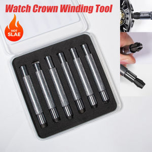 New 2-8mm Stainless Steel Watch Crown Winding Tool Manual Mechanical Watch Crowns Winder Watch Repair Tool for Watchmakers