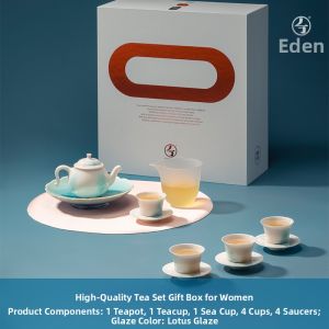 EDONUS | Elegant and Delicate Ceramic Tea Set for Women