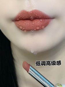 Long-Lasting Matte Lipstick Waterproof Smudge-Proof Cinnamon Milk Tea Nude Color Yellow Skin Whitening Non-Stick Cup Red Lipstick