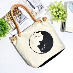 tas tote bag Model jinjing motip frinting