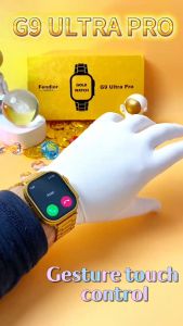 2024 Original G9 Ultra Pro 2.03HD Screen NFC Gold Smart Watch Ultra Series 10 Bluetooth Call Men Women Waterproof Smartwatch With 3 Strap