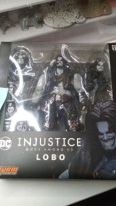 PRE-OWNED DC Comics Lobo Injustice Gods Among Us 1/12 STORM COLLECTIBLES Action Figure (BACK IN BOX GOOD AS NEW)
