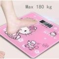 Timbangan berat badan digital karakter 180 Kg. 
