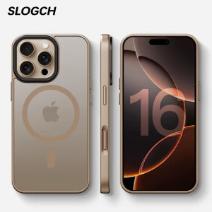Luxury Matte MagSafe Magnetic Phone Case For iPhone 16 / 16 Plus Translucent Cover For iPhone 16 Pro Max Military Grade Shockproof Protective Casing