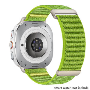 Nylon Strap for Samsung Galaxy Watch Ultra 2025 47mm Metal Connecting watchband for Ultra 2025 47mm Wristband