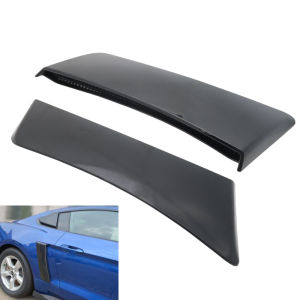 2 Bộ Ốp Hốc Gió Cửa Hông Sau Ford Mustang Roush 2015-2020 Chất Liệu ABS Trang Trí Cửa Gió Bên Xe Ốp Trang Trí Tự Động Tấm Che