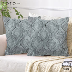 Nordic Style Plush Diamond Shape Pillowcase Sofa Living Room Cushion Cover Polyester Fiber Soft Universal Jojos Life PD