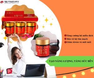 Cao Hồng Sâm Lên Men Hộp/3 Lọ