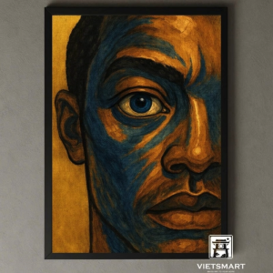 Tranh Nghệ thuật "Khai Sáng" VIETSMART ART - Sơn dầu 60 x 90cm