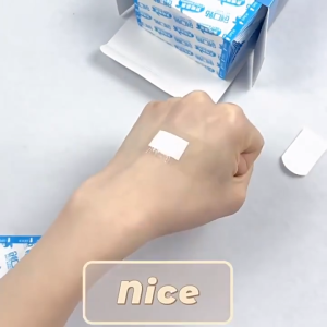 120PCS/BOX Transparent Waterproof Band Aid Breathable Invisible Hemostatic Wound Plaster Scar Bandage Tape