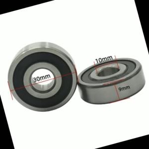 1pcs 2pcs 6200RS Hole Spacing 30mm X 10mm X 9mm Bearing Steel Low-Speed Bearing