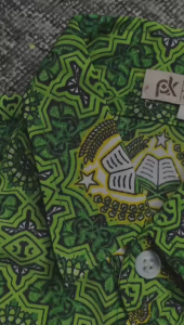 Batik Kameja Alifa MI Hijau/Batik SD negeri