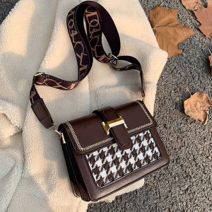 Mới Mùa Thu Mùa Đông Túi Đeo Chéo Nữ Phong Cách Cổ Điển Pháp 2020 Thời Trang Đeo Vai Rộng Dây Đeo Vai Túi Đeo Vai Đơn Vuông Nhỏ