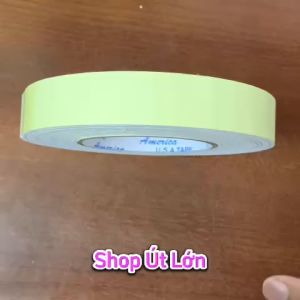 Băng keo 2 mặt xốp trắng rộng 24cm - dầy 3mm - dài 6 mét lõi giấy 3mm