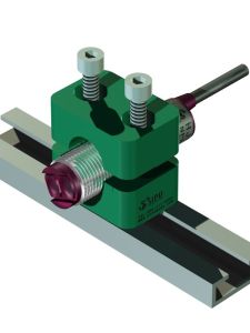 Adjustable Optical Sensor Mounting Bracket Nylon Sliding Block Plastic Fixing Clamp Railway Track Installation Photocell Switch