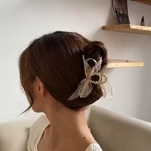 Jepit Rambut Jedai Korea Wanita Model Pita Hair Clip Bahan Metal HiasanCute Kekinian Import AK281