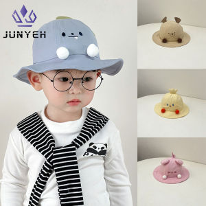 หมวกใส่ตกปลาเด็กน่ารักหู3D เกาหลีป้องกันแสงแดดการ์ตูนหมวกอาบน้ำเด็กเด็กหมวกกันแดดสำหรับเด็กทารกบางสำหรับเด็ก1-4ปี
