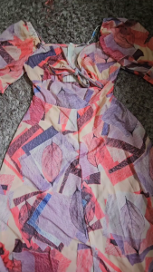 VIETNAM Summer Maxi Dress / Medium / Front Tie Knot