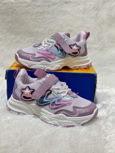 Sepatu sneakers anak cewek cowok 105 3wrn sz 27-38 (FREE KAOS KAKI)