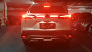 SNCN 2PCS Car LED Rear Bumper Lamps For Toyota Corolla Cross 2020 2021 2022 Brake Light Turn Signal Backup Reflector Lamp Taillights Car Fog lamp