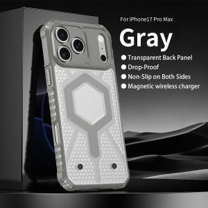 Anti-Slip Transparent Armor Magnetic Case for Magsafe IPhone 17 16 15 13 Pro Max 14 Plus 17Pro IPhone13 i17 Mac Safe Phone Cover