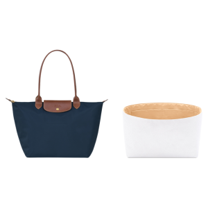 FANJI PROJECT | Navy Blue DuPont Paper Tote Handle Bag