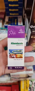 Vemedim Albendazole Siro Xổ Giun Sán cho Chó Mèo Gia Súc Gia Cầm