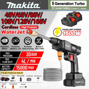 Wireless Portable Car Wash Kit Rechargeable Pressure Washer Spray Gun Garden Sprinkler