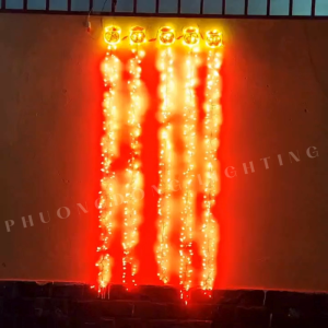 Pháo Điện Tử Dây Led Pháo Hoa Trang Trí Tết Có Âm Thanh Hiệu Ứng Nháy Sống Động Tạo Không Khí Xuân