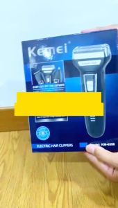 Alat Cukur Rambut Jenggot dan Kumis Elektrik KM-6558 - Gunting Rambut Profesional